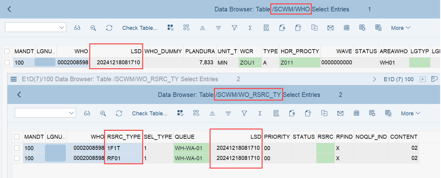 SAP EWM Latest Start Date LSD_36